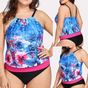 🆕➕High neck tie dye two piece swimsuit